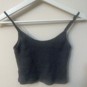 Brandy Melville cropped tank top pit-pit11” length13 Y2K Italy stretchy one size